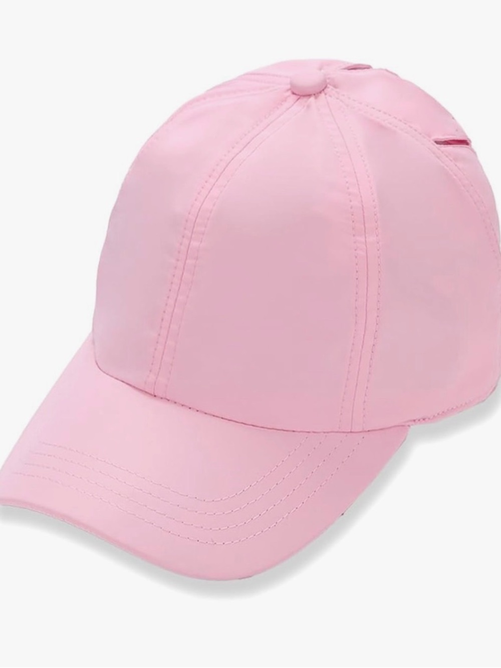 CC Exclusives Ponytail Pink Baseball Cap -NWT